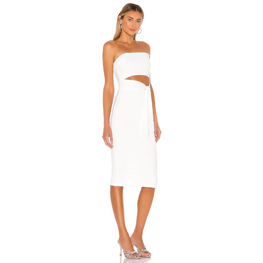 Superdown Sheyla Tube Midi Dress Size Medium - Picture 2 of 9